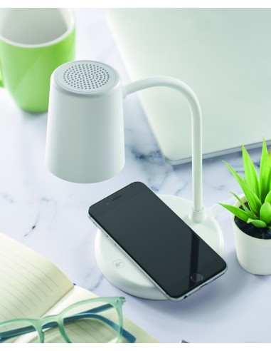 Caricatore wireless e lampada