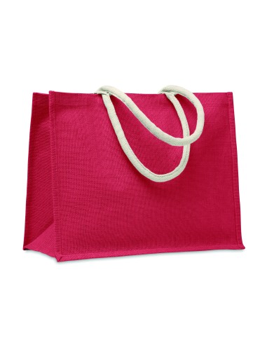 Borsa in iuta. Manici in cotone