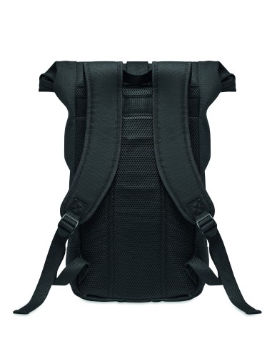 Zaino in tela lavata Rolltop