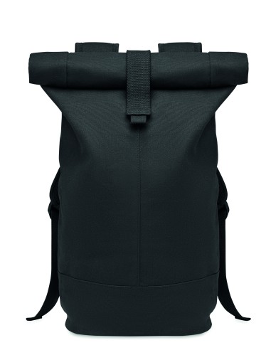 Zaino in tela lavata Rolltop