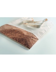 Shopper c/dettagli in sughero