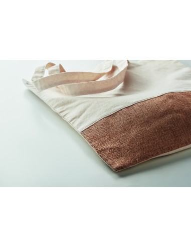 Shopper con dettagli in juta