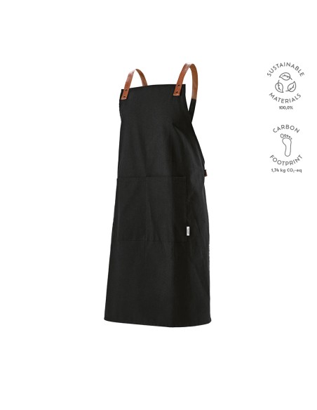 Grembiule Kandinsky in cotone 280gsm con dettagli in rPU