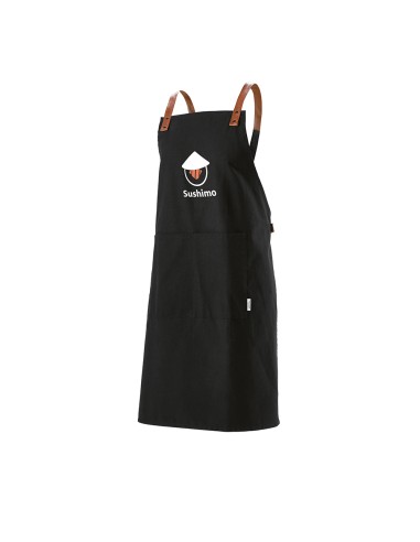 Grembiule Kandinsky in cotone 280gsm con dettagli in rPU