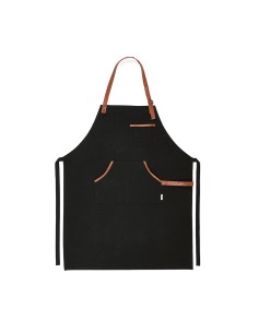 Grembiule Goya in cotone riciclato 300gsm con dettagli in rPU