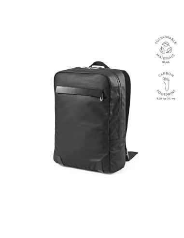 Zaino Vienna 23L in rCotton 340gsm e rPU. Per laptop 17"