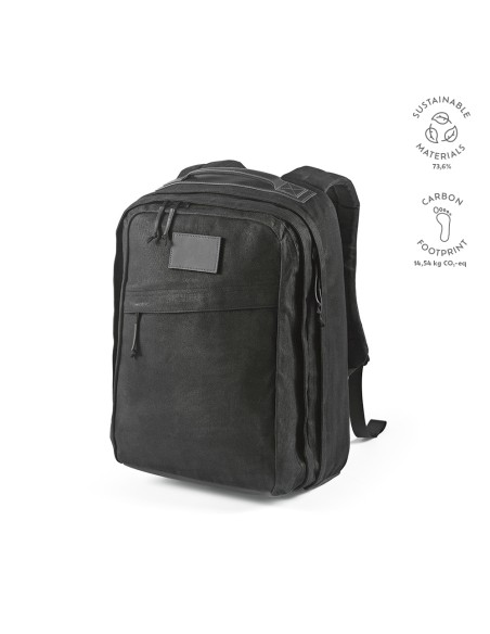 Zaino Cape Town 27L, cotone riciclato 230gsm, per laptop 17"