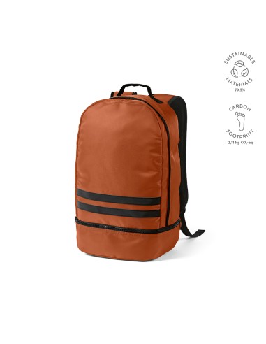 Zaino Buenos Aires 25L rPET. Strisce riflettenti anteriori