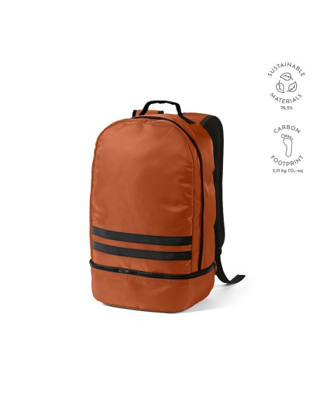 Zaino Buenos Aires 25L rPET. Strisce riflettenti anteriori
