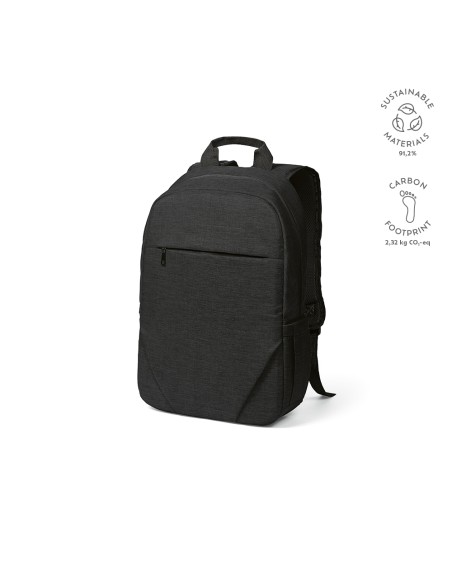 Zaino Vilnius 18L in rPET. Tasca frontale, per laptop 17"