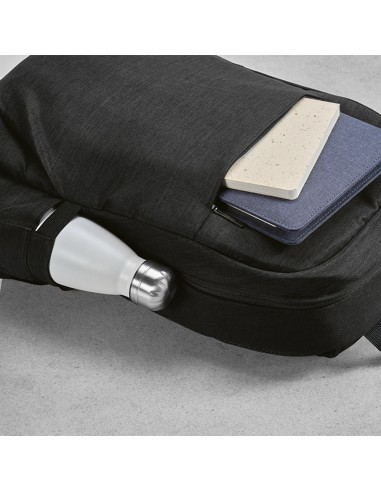 Zaino Vilnius 18L in rPET. Tasca frontale, per laptop 17"