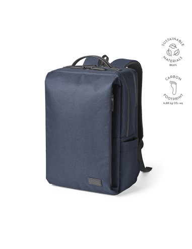 Zaino Oslo 20L in rPET. Zip impermeabili, per laptop 17"