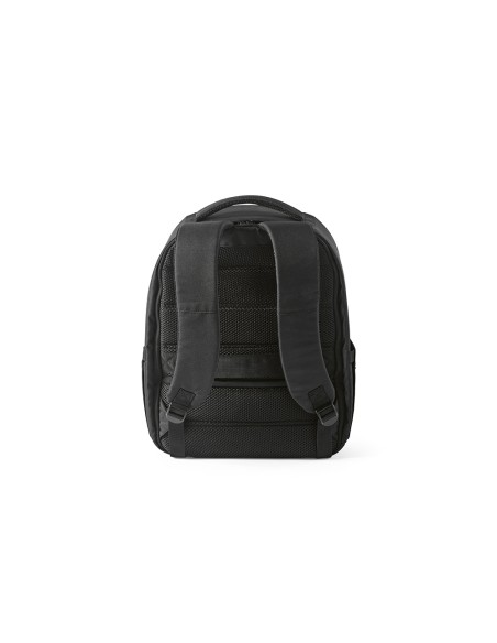 Zaino Budapest 16L in rPET. Tasca frontale. Per laptop 17"