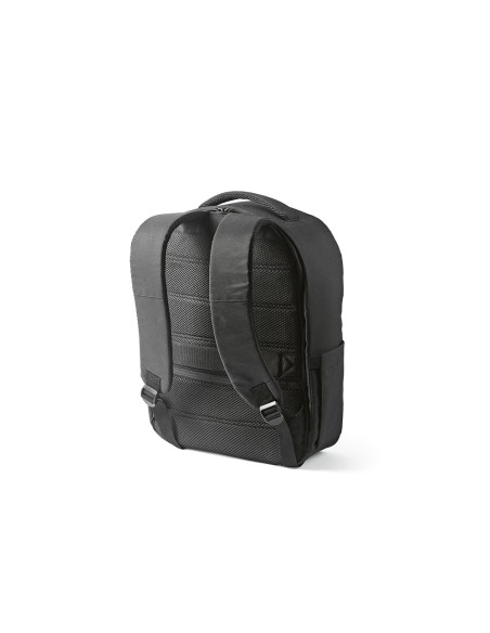 Zaino Budapest 16L in rPET. Tasca frontale. Per laptop 17"