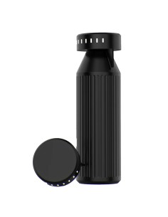 Borraccia Timeos in acciaio inox riciclato. Indiicatore LED