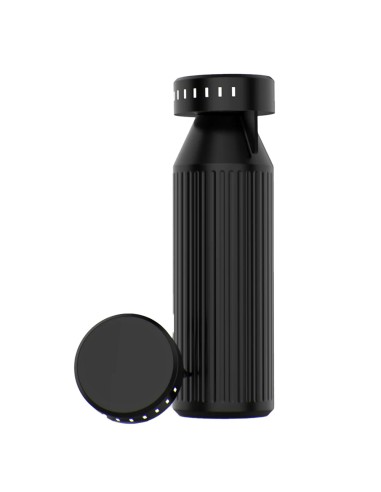 Borraccia Timeos in acciaio inox riciclato. Indiicatore LED