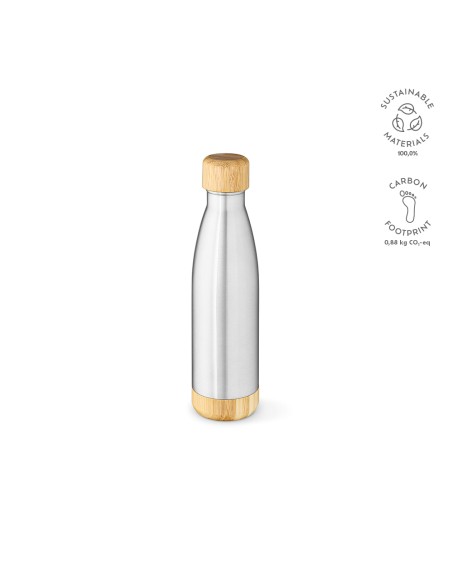 Borraccia Rio Grande 530ml rSS e bambù. Doppia parete