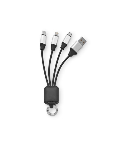 Cavo Sagan 4-in-1 in rTPR. Logo retroilluminato