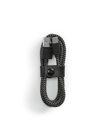 Cavo Leibniz in rPET da 1 metro. Connessione USB-C a USB-A