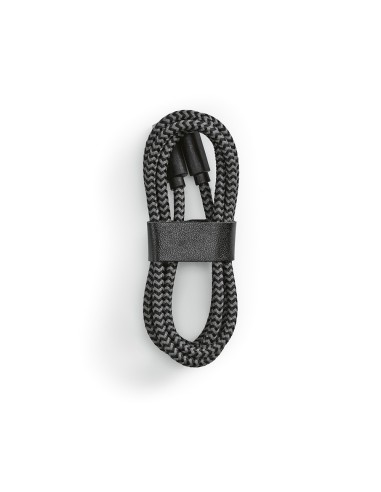 Cavo Leibniz in rPET da 1 metro. Connessione USB-C a USB-A