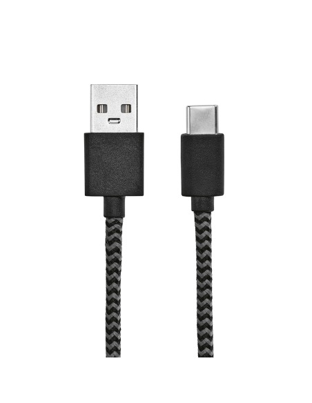 Cavo Leibniz in rPET da 1 metro. Connessione USB-C a USB-A