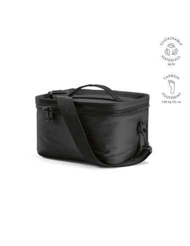 Borsa frigo Munich M 7,5L rPET in rABS. Zip termo-iniettate