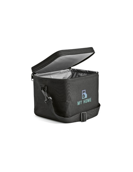 Borsa frigo Munich L 10L rPET in rABS. Zip termo-iniettate