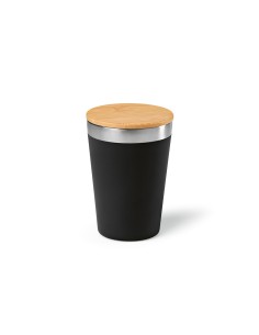 Tazza da viaggio Don rSS con coperchio in bambù 400ml