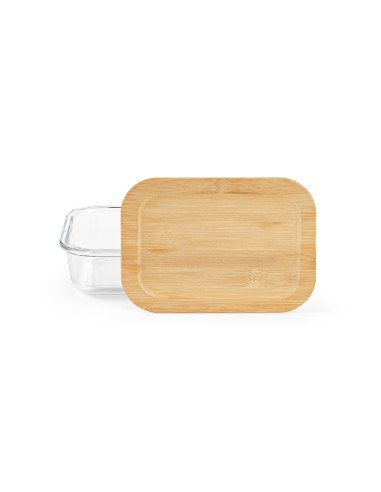 Box pranzo Van Gogh 500 in vetro borosilicato e bambù,  520ml