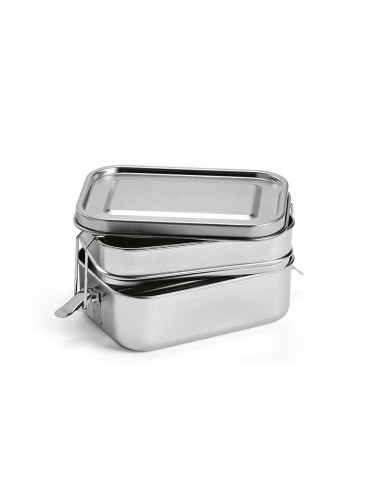 Box pranzo Picasso 1240ml rSS. 2 scomparti