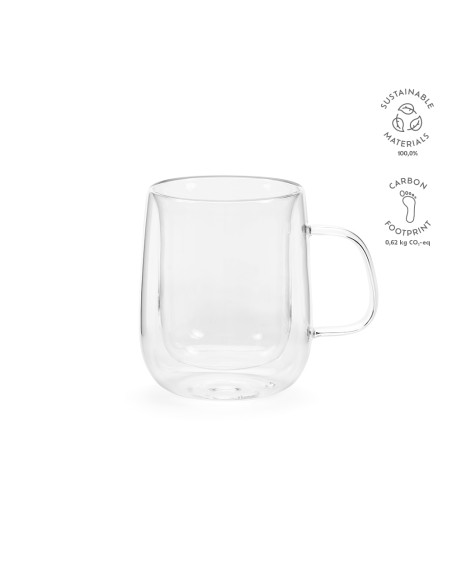Tazza Elbe 450 in vetro borosilicato, capacità 440 ml