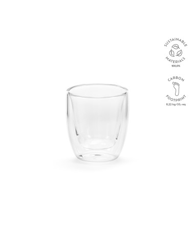 Tazza Meuse 75 in vetro borosilicato da 70ml