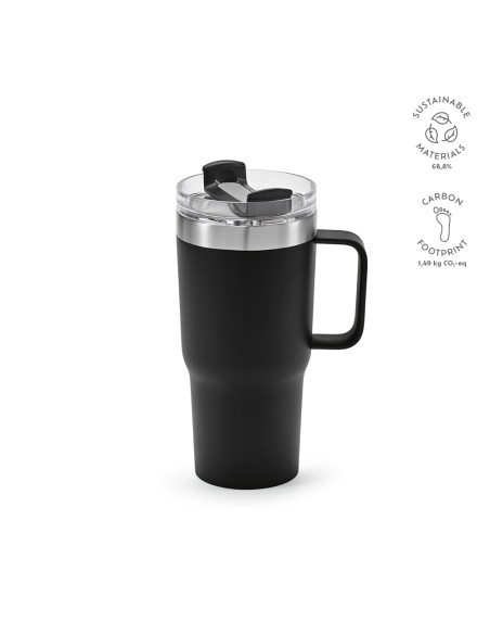 Tazza Neman rSS 580ml. Doppia parete e coperchio rotante