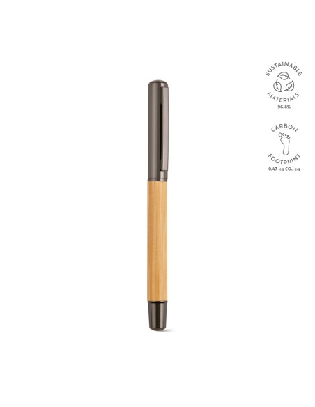 Penna Aeschylus Bambù e rSS. Inchiostro blu Dokumental® 2km