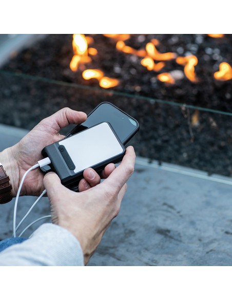 Powerbank Ampx 6.000mAh in ABS riciclato. Uscita da 18W