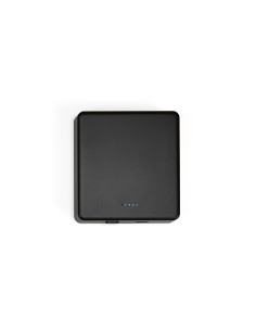 Powerbank Mendel in rABS con capacità di 5.000 mAh e ricarica a induzione