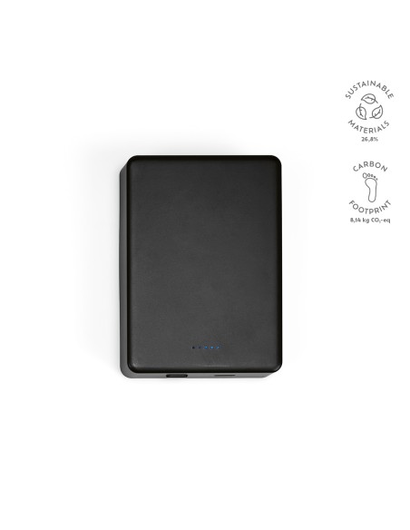 Hooke powerbank in rABS. 10.000mAh. Ricarica magnetica