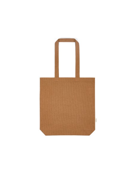 Shopper Annapurna in cotone riciclato 180gsm. Con soffietto