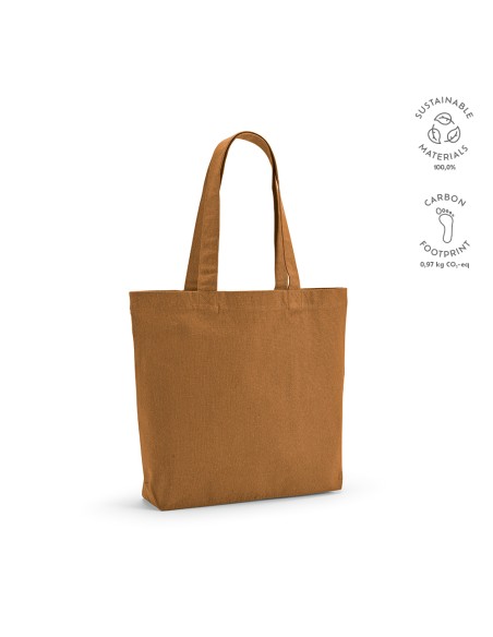 Shopper Blanc in cotone riciclato 220 gsm. Con soffietto