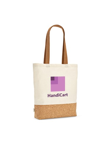 Shopper Chimborazo in cotone riciclato 180 gsm e sughero