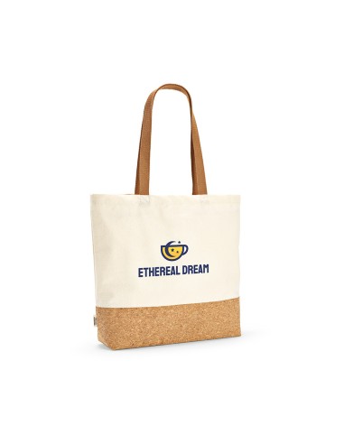 Shopper Vinson in cotone riciclato 220 gsm e sughero