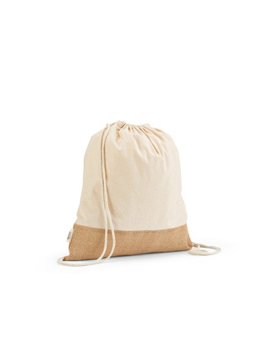 Borsa Denali in cotone riciclato 180 gsm e juta 275 gsm
