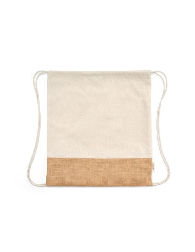 Borsa Denali in cotone riciclato 180 gsm e juta 275 gsm
