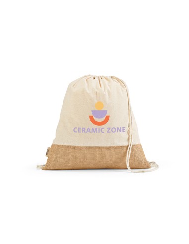 Borsa Denali in cotone riciclato 180 gsm e juta 275 gsm