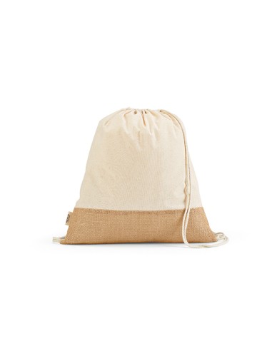 Borsa Denali in cotone riciclato 180 gsm e juta 275 gsm