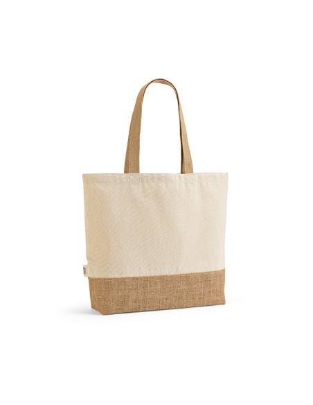 Shopper Mauna Kea in cotone riciclato 220 gsm e juta 275 gsm