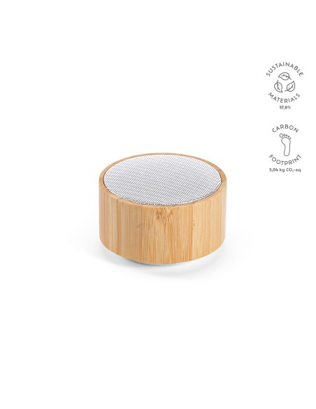 Speaker Einstein in Bamboo e rABS, con batteria da 400mAh