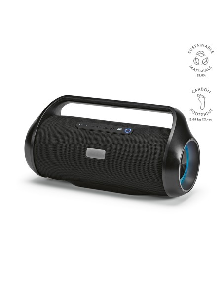 Speaker Newton in rABS, 6.000 mAh. Impermeabile IPX5