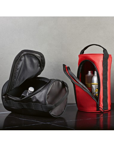 Beauty case Riga 5,7L rPET. Forma cilindrica con manico