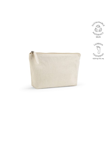 Beauty case Cairo M 2.1L 320gsm rCotton con cerniera
